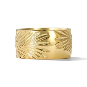 James Michelle Gold Palm Leaf Band